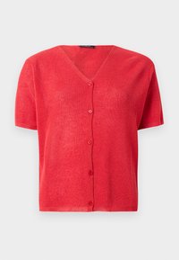 Cardigan - brick red
