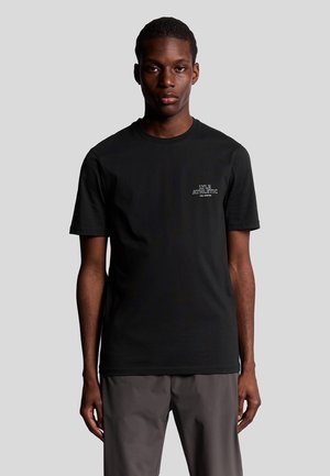 SS LYLE ATHLETIC  - T-shirt med print - jet black