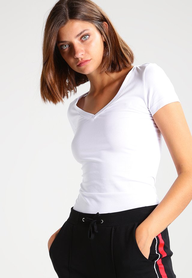 BASE - T-Shirt basic - white