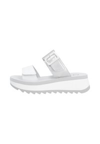 Rieker Sport Mules - silber platin