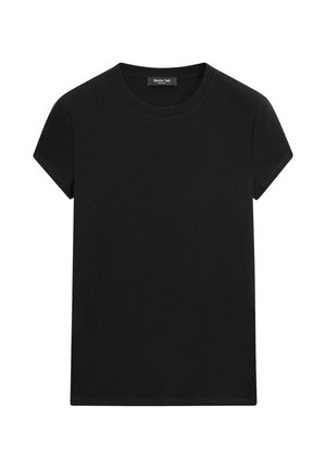 Massimo Dutti, SHORT SLEEVE SLIM FIT T-SHIRT - T-shirts basic - black