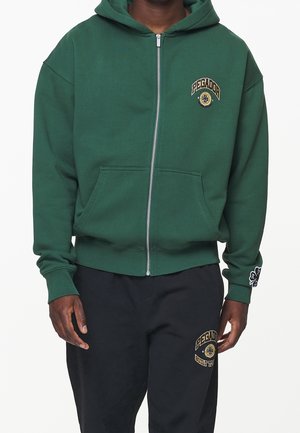 Pegador Felpa con zip - green