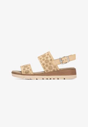 Refresh, Sandales compensées - beige