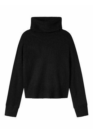 ROLLKRAGEN - Strickpullover - black