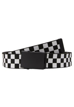 Urban Classics ADJUSTABLE CHECKER BELT - Vyö - black/white