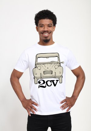 CITROEN CV FOR LIGHT - T-Shirt print - white
