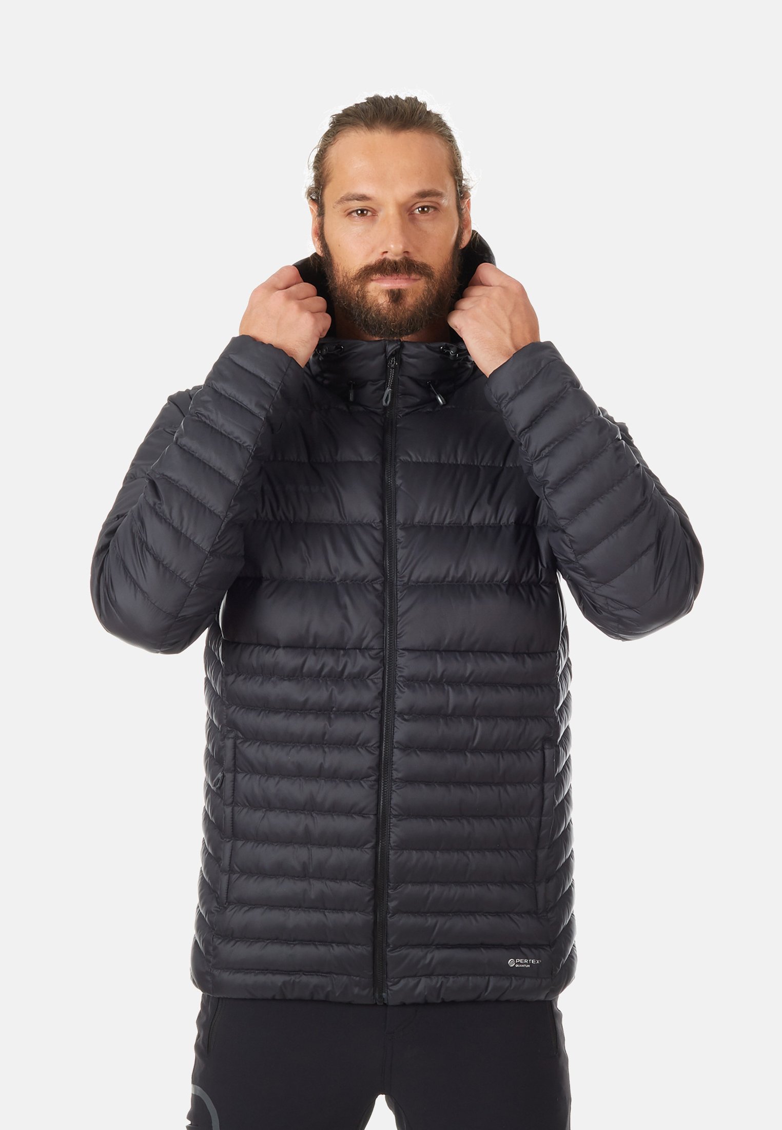 mammut convey in hooded down jacket