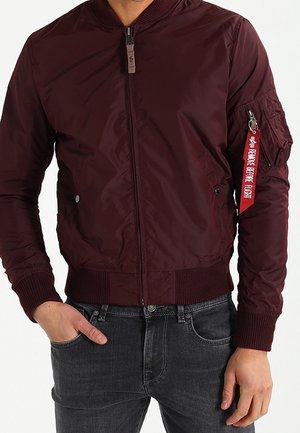 Bomberjacke - bordeaux