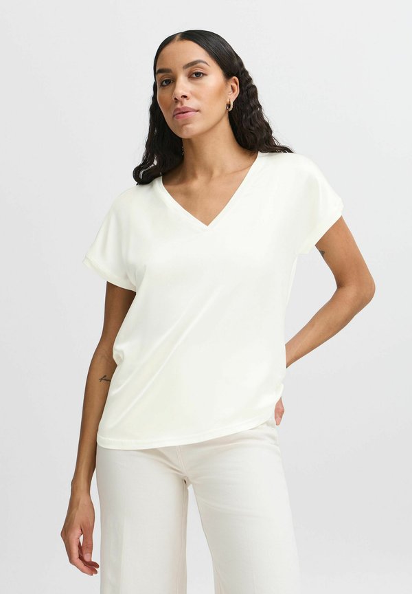 BYSELITA - Basic T-shirt - marshmallow