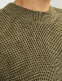 Jack & Jones PREMIUM STRICKPULLOVER MIT RUNDHAL - Sudadera - sea turtle