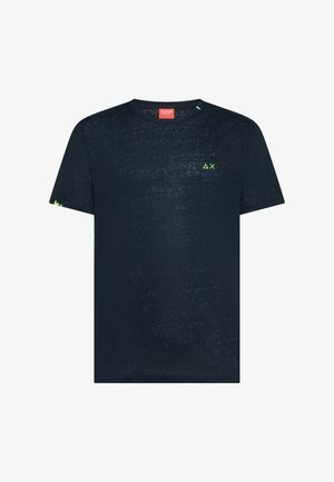 Sun68, SPECIAL DYED BEACH - T-shirt basic - navy blue
