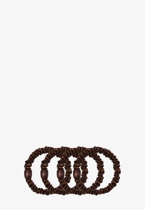 Slip PURE SILK SKINNY SCRUNCHIES - Haar-Styling-Accessoires - dark brown
