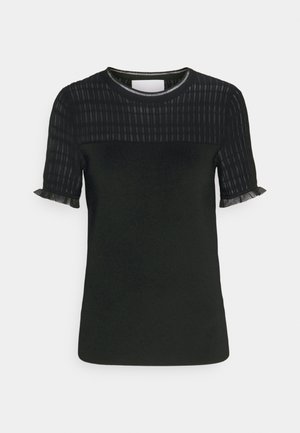 3.1 Phillip Lim OTTOMAN FITTED - T-shirt basique - black midnight