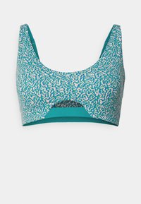 Patagonia MAIPO LOW IMPACT ADJUSTABLE BRA - Sport-BH mit leichter Stützkraft - sea texture/subtidal blue
