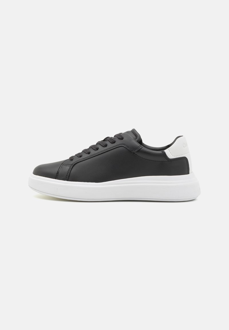 Calvin Klein LACE UP - Sneakers low - black/white