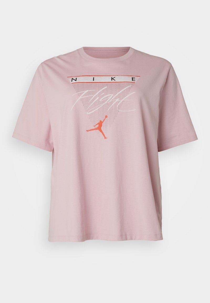 Jordan T-shirt print donkerroze