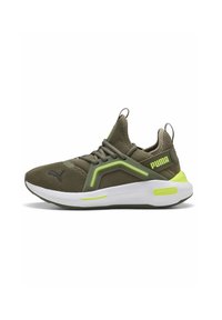 SOFTRIDE ENZO - Tenisice za trening - loden green yellow alert