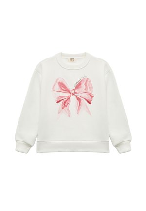 RIBBON PRINTED  - Sweater - beige