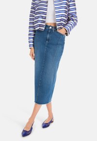 Marc Cain Bleistiftrock - blue denim