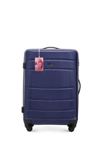 WITTCHEN LUGGAGE SET WITH WASH BAG AND TAG FROM ABS - Valise à roulettes - dark blue