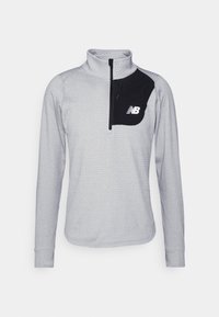 HEAT GRID HALF ZIP - Fleecepullover - athletic grey