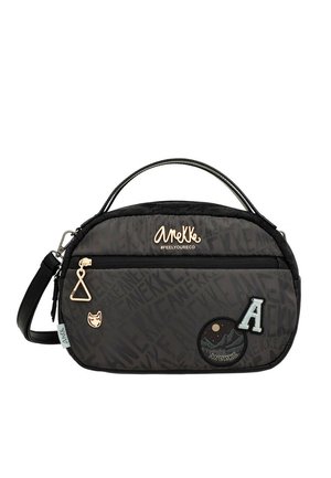 NATURE WOODS - Handtasche - black