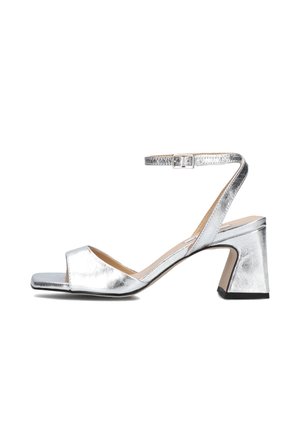 Notre-V Ankle cuff sandals - skrech zilver