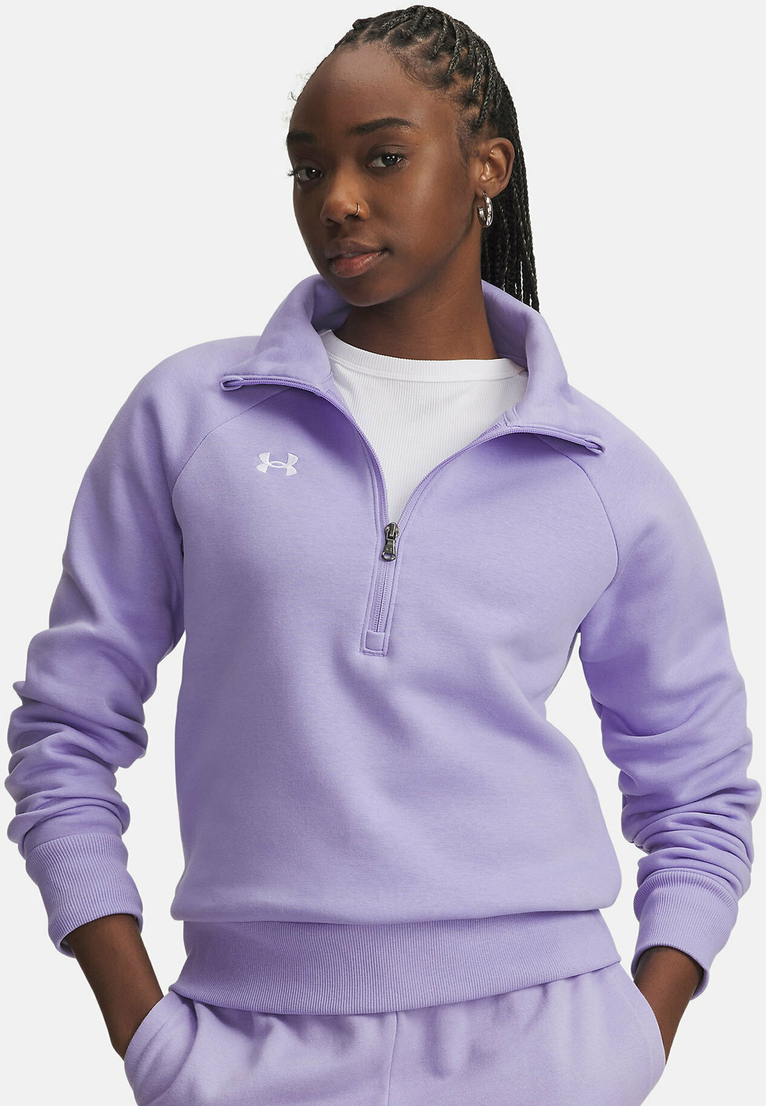 Under Armour RIVAL FLEECE Sweatshirt purple