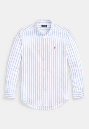 Polo Ralph Lauren STRIPED OXFORD SHIRT - Krekls - white/blue
