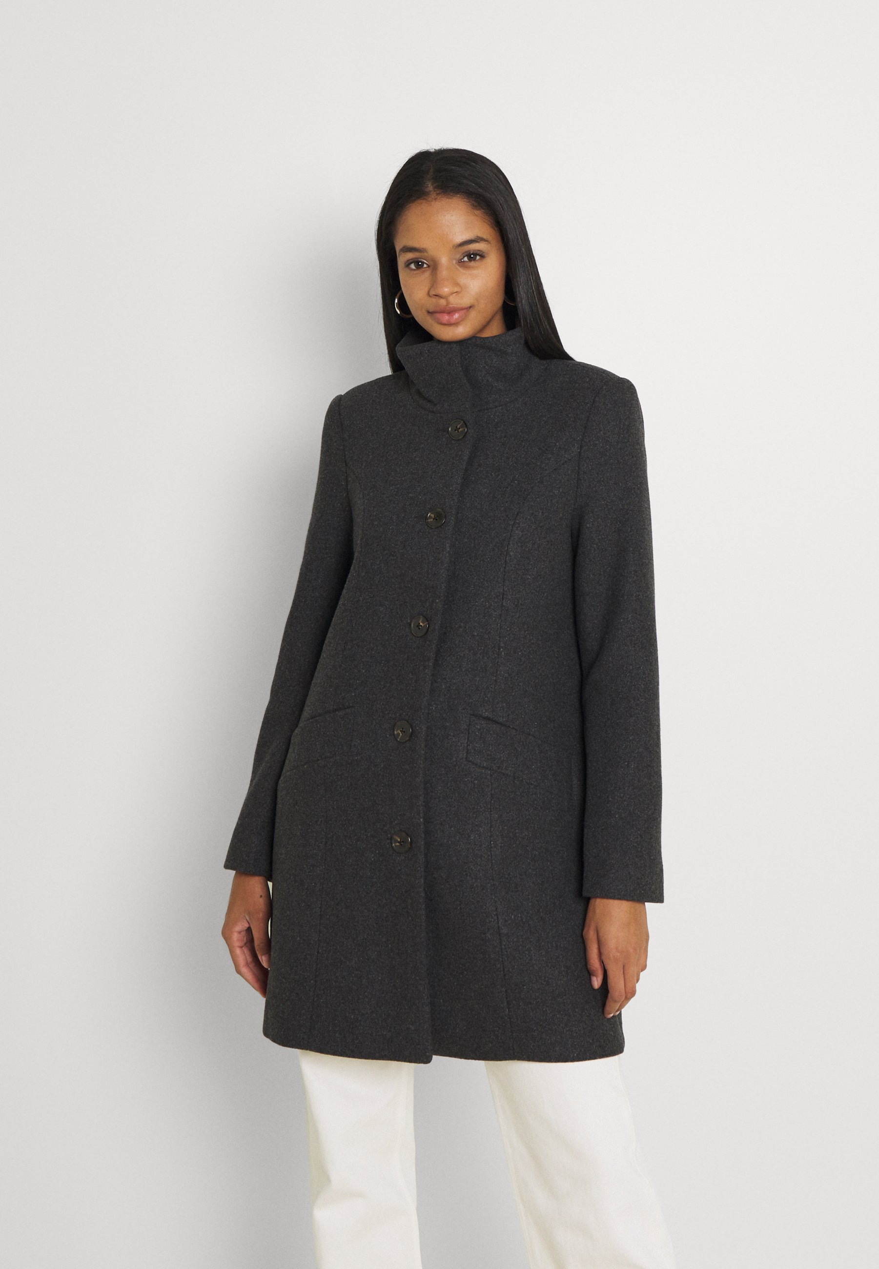 vero moda grey coat