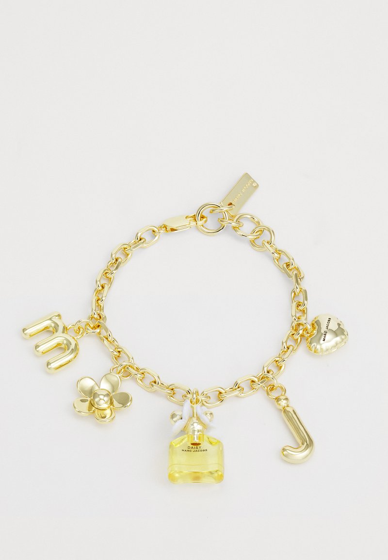 MARC JACOBS - DAISY CHARM BRACELET - Armbånd - gold-coloured/yellow multi, Forstør