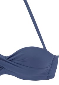 s.Oliver WIRE-BANDEAU - Bikini pezzo sopra - blau