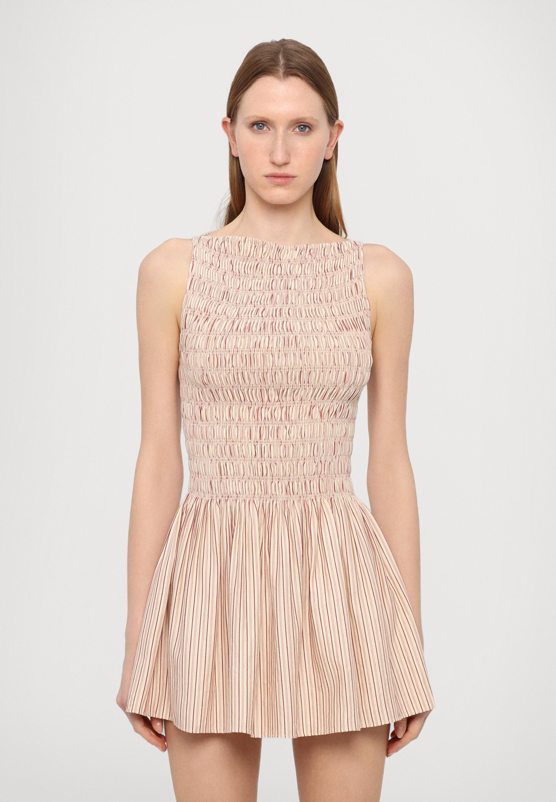 Faithfull the brand NOA MINI DRESS - Day dress - garnet/blush/beige -  Zalando.ie