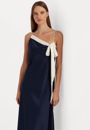 DEYAKO DRESS - Koktailové šaty/večierkové šaty - refined navy/mascarpone cream