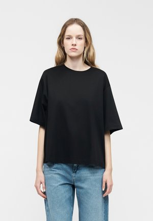 DRYKORN PINARA - Jednoduché tričko - black