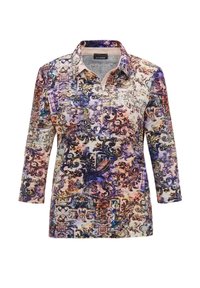 GEMUSTERTES MIT 3/4-ARM - Poloshirt - yellow