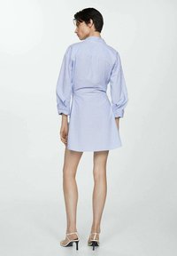 Mango Blusenkleid - light blue