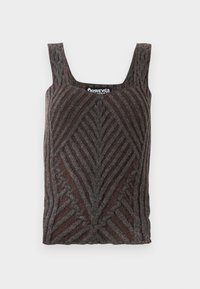 WARRIOR BODICE CORSET - Top - grey/brown