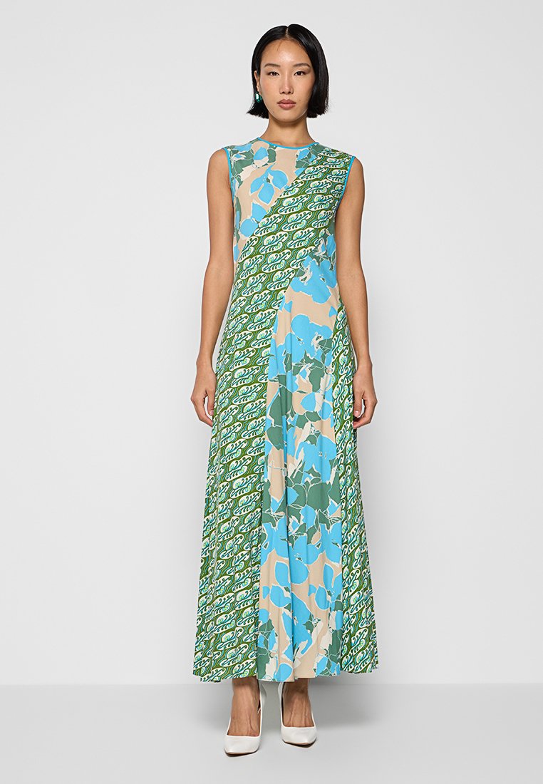 Diane von Furstenberg Maxi-jurk meerkleurig