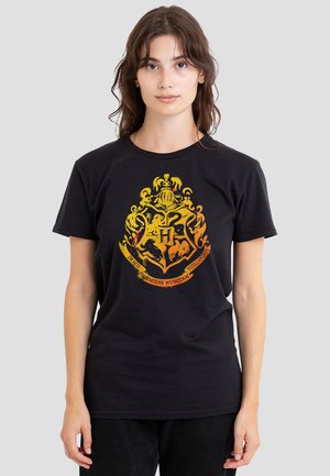 Cotton Soul, HARRY POTTER HOGWARTS STENCIL - T-Shirt print - black