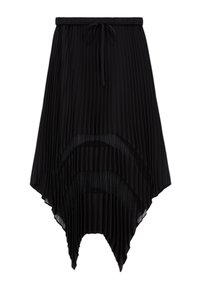 PLISSÉE ASYMÉTRIQUE  - Jupe trapèze - black