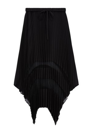 The Kooples PLISSÉE ASYMÉTRIQUE  - A-snit nederdel - black