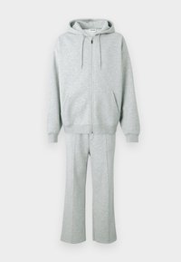UNISEX SET - Tracksuit - mottled light grey