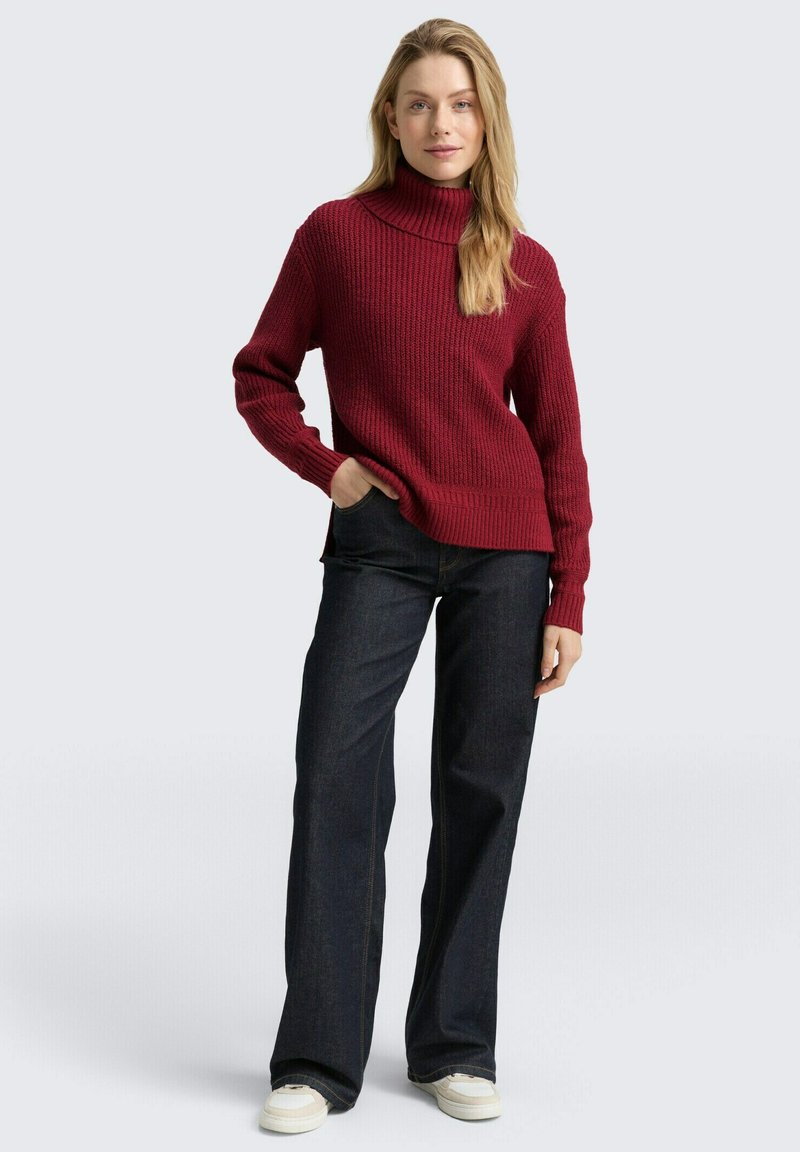 Jeans Maglione Rosso Outfit Maglioni Natalizi Kontatto Benetton