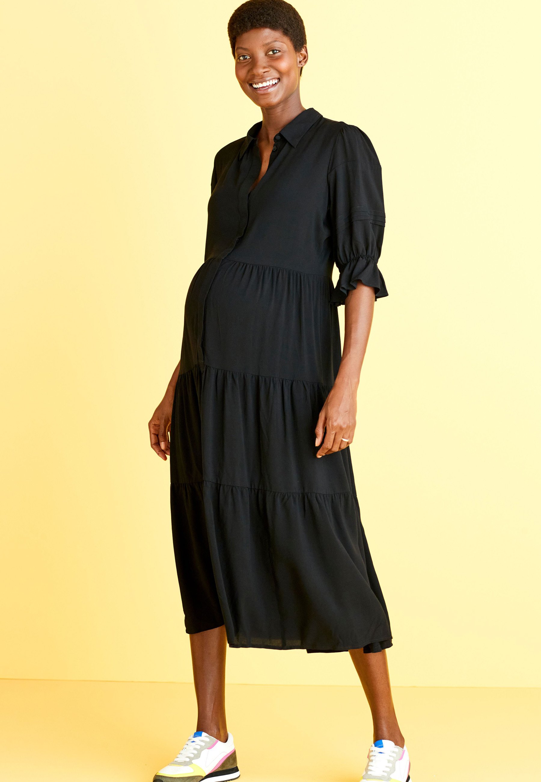 zalando robe longue noire