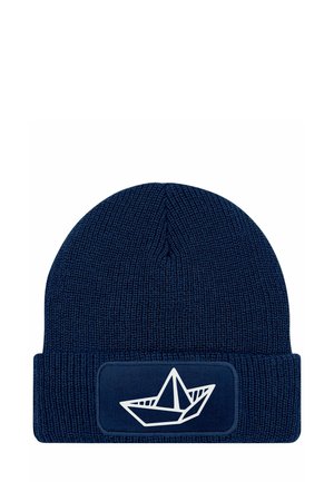 MIT PATCH BOOT DESIGN MARITIM - Beanie - dunkelblau
