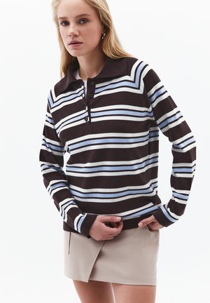 STRIPED  - Pullover - chocolate torte stripe