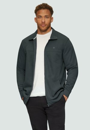 s.Oliver Sweater met rits - schiefergrau