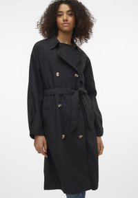 Vero Moda - VMDOREEN BOOS - Trenchcoat - black Miniatuurafbeelding 1