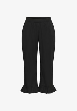 Kaffe Curve, KCVERONA PANTS - Nohavice - black deep